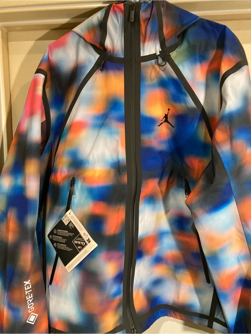 Jordan Multicolor Blue Orange White GORE-TEX Lightweight Jacket